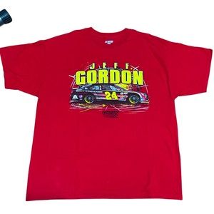 Jeff Gordon Nascar Short Sleeve Tee - Limited Fire Red